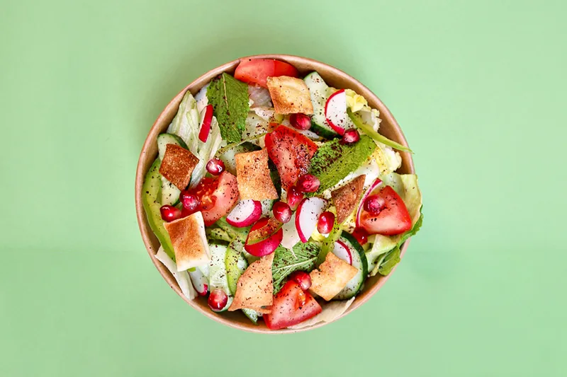 Falafel Crunch — bol de falafels croustillants, mezze libanais Lyon